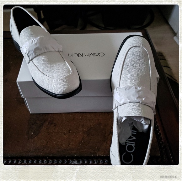 Calvin Klein Other - ❄FRESH❄CALVIN KLEIN LEATHER LOAFERS SZ 8 MEN